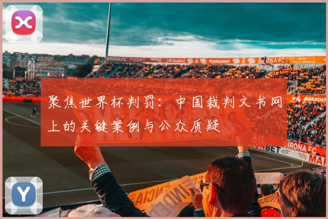 聚焦世界杯判罚：中国裁判文书网上的关键案例与公众质疑